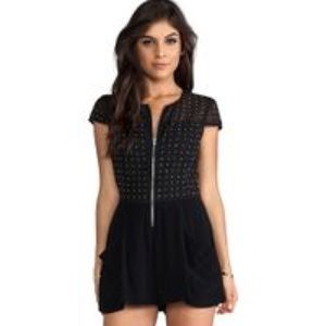 Dolce Vita Black embellished romper